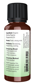 peppermint oil (now organic essential oils)