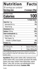 perfect protein whey chocolate metagenics nutrition facts