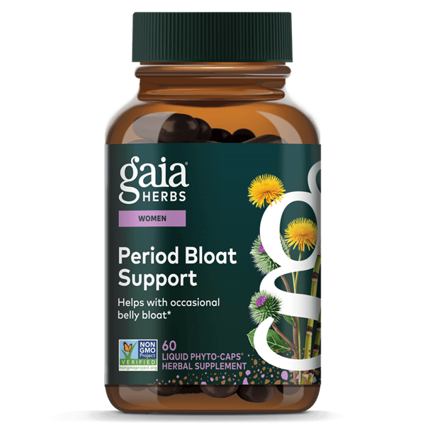 bloat support period gaia herbs