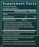 bloat support period gaia herbs supplement facts