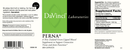 perna 180ct davinci labs label