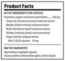 pet defenders (real mushrooms) supplement facts