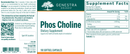 phos choline genestra label