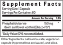 phosphatidyl serine (seeking health) supplement facts