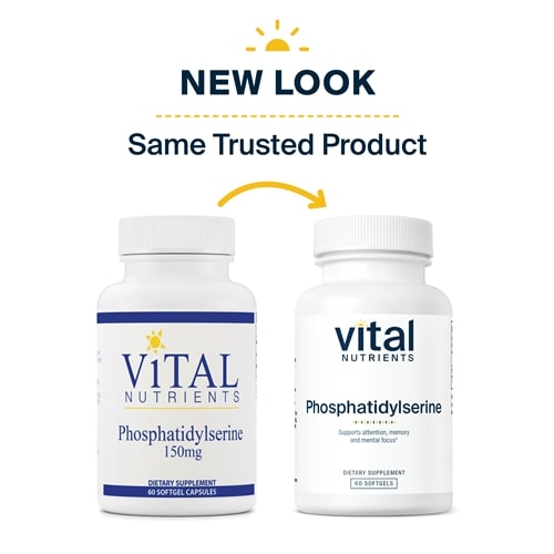 Phosphatidylserine Vital Nutrients new look