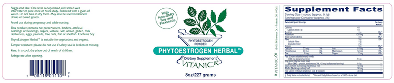 PhytoEstrogen Herbal Vitanica products