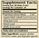 phytoest wise woman herbals supplement facts