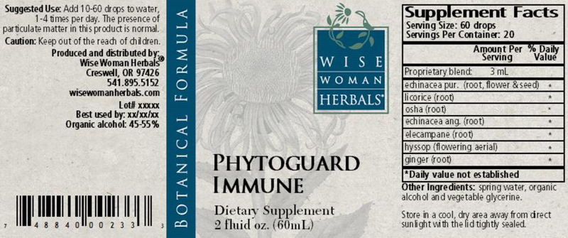 Phytoguard Immune Wise Woman Herbals products