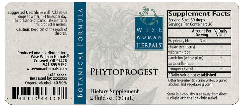 Phytoprogest Wise Woman Herbals products