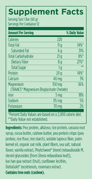 plant-powered magnesium bars fx chocolate supplement facts