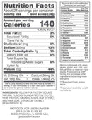 plant protein complete vanilla (protocol for life balance) nutrition facts