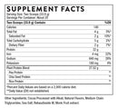 plant protein - chocolate thorne supplement facts