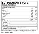 plant protein - vanilla thorne supplement facts