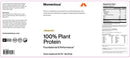 plant protein vanilla spice momentous label