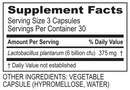 plantadophilus transformation enzyme supplement facts