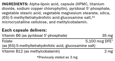 PoDiaPN (Formerly NeurophX DPN) (Xymogen) supplement facts