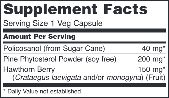 policosanol extra strength (now foods) supplement facts