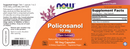 policosanol 10 mg (now foods) label