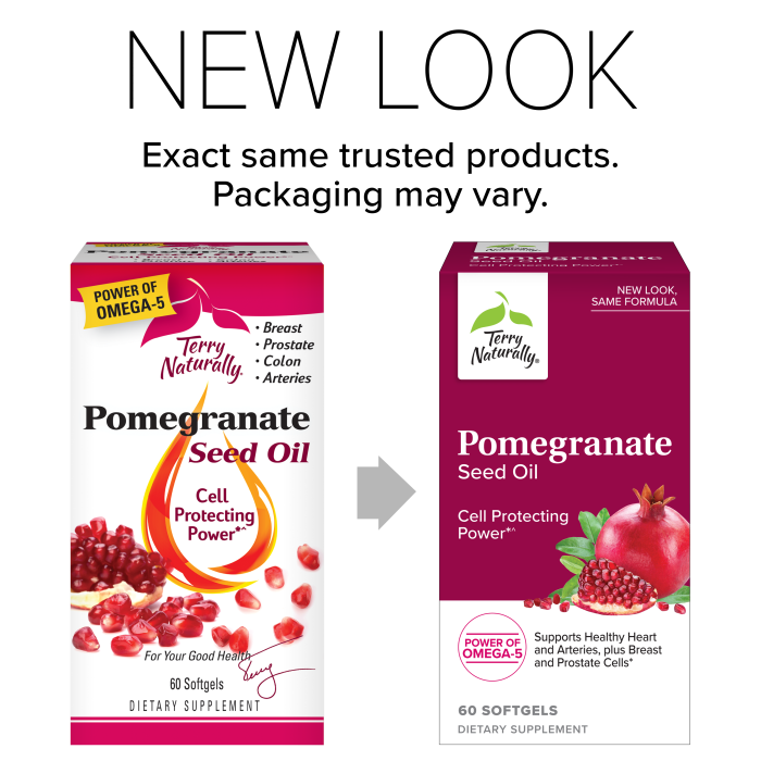 Pomegranate Seed Oil Terry Naturally new look