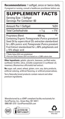 pomegranate seed oil (terry naturally) supplement facts