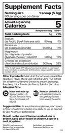 potassium cocktail blue raspberry (jigsaw health) supplement facts