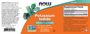 potassium iodide 30 mg (now foods) label