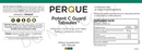 potent C guard (perque) label