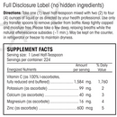 potent C guard powder (perque) supplement facts