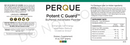 potent C guard powder (perque) label