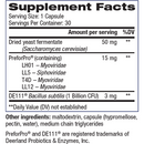 powerbiotic econugenics supplement facts