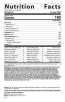 power nutrition shake chocolate (metagenics) nutrition facts