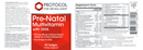 pre-natal multivitamin with dha (protocol for life balance) label