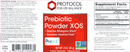 prebiotic powder xos (protocol for life balance) label