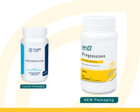 Pregnenolone 100mg new packaging Klaire Labs