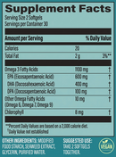premium omega-3 sunwarrior supplement facts