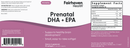 prenatal dha + epa fairhaven health label