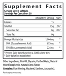 prenatal dha + epa fairhaven health supplement facts