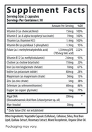 prenatal multivitamin essentials with dha fairhaven health supplement facts