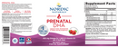 prenatal dha strawberry nordic naturals label