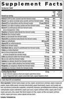 prenatal one daily (new chapter) supplement facts