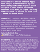 pro-gest balancing cream (emerita) label