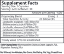 probiotic multi vinco supplement facts