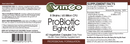 probiotic eight 65 vinco label