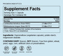 probrainbiotics brainmd supplement facts