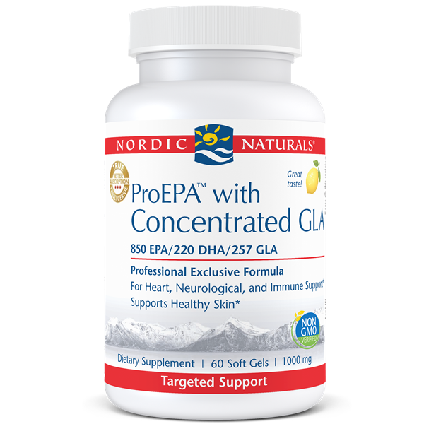 ProEPA with Concentrated GLA 60 Soft Gels Lemon (Nordic Naturals)