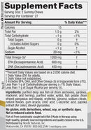 proomega gummy chews nordic naturals supplement facts