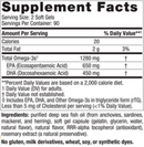 proomega soft gels supplement facts