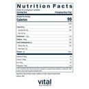 prowhey protein vital nutrients nutrition facts