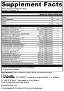 probiomax 350 df (xymogen) supplement facts