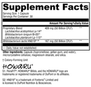 probiomax df (xymogen) supplement facts